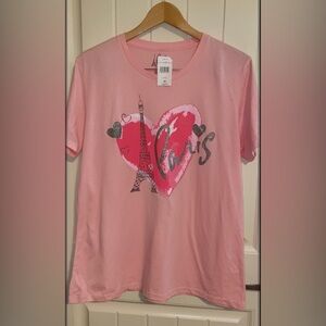 Pink Paris T-Shirt. Size 3X